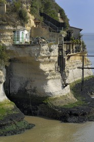 France, Charente-Maritime (17), Meschers-sur-Gironde, les grottes du Regulus