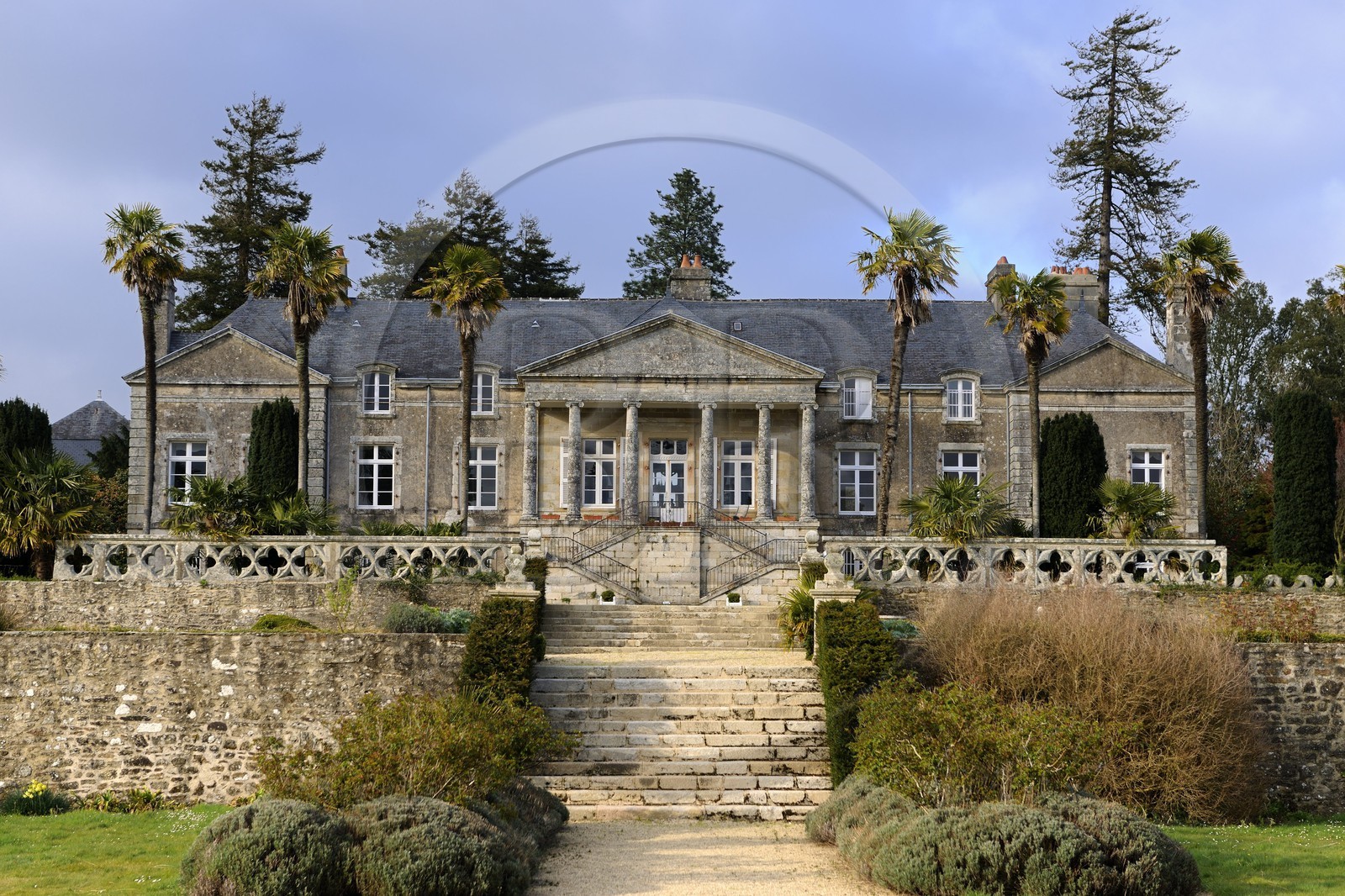 France, Finistère (29), Quimper, château de Lanniron