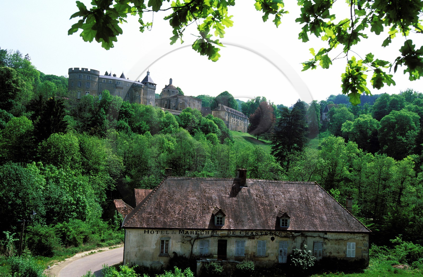 France, Saône-et-Loire (71), Morvan, château de Chastellux