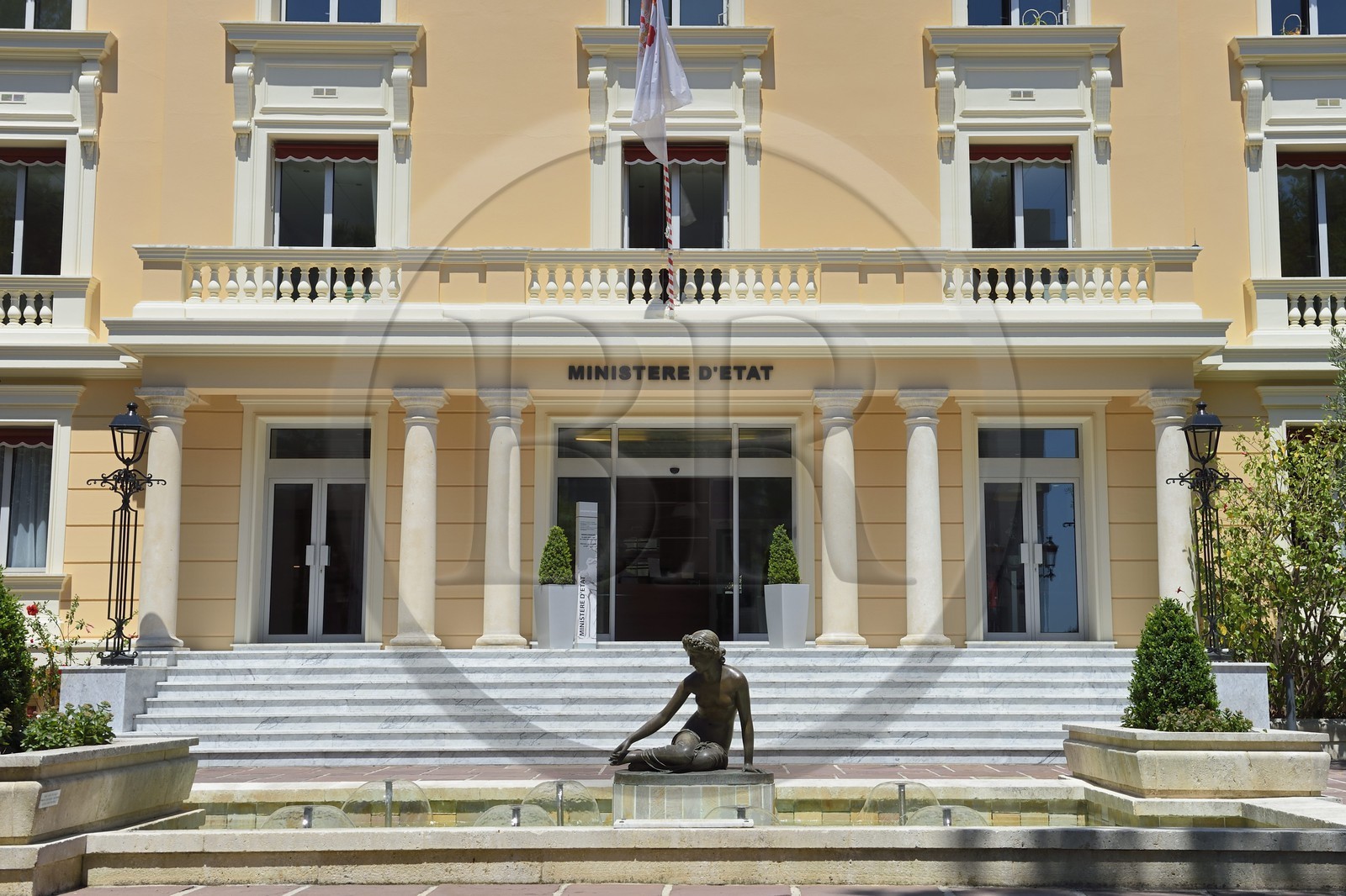 Principality of Monaco, Monaco, the Rock, the State Department for the government headquarters