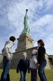 Etats-Unis, New York, Liberty Island, statue de la Liberté, classée Patrinoine Mondial de l'UNESCO