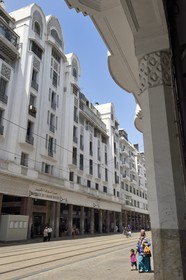 Morocco, Casablanca, Mohammed V boulevard, Grand Bon Marché building built between 1929 and 1932