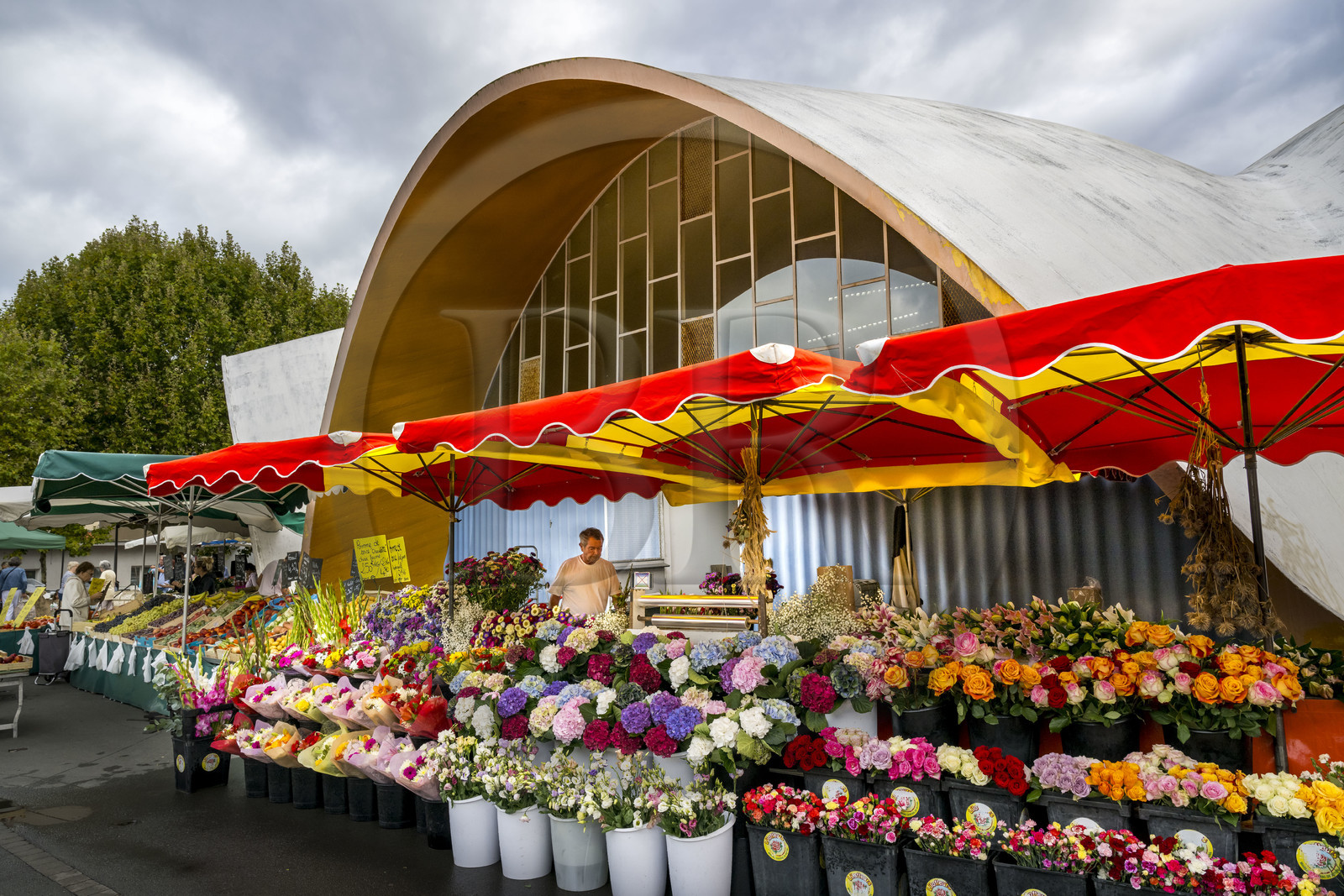 France, Charente-Maritime, Royan, central market (1955) by architects Louis Simon and André Morisseau