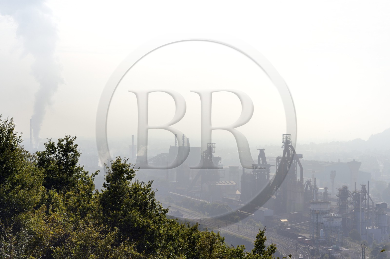 France, Moselle (57), Vallée de la Fensch, Hayange, usine sidérurgique, les derniers Hauts-fourneaux (dit de Florange) du groupe ArcelorMittal