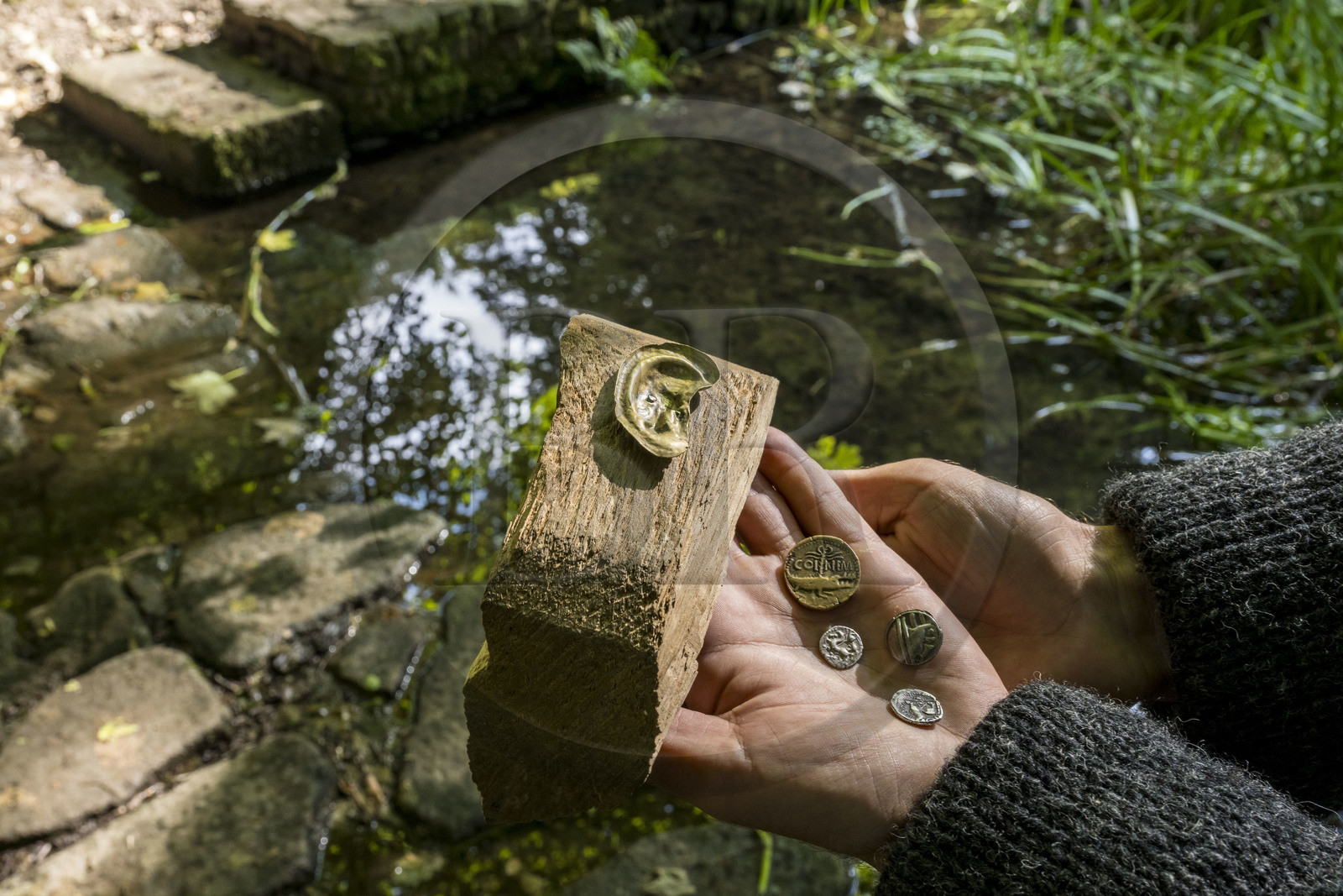 France, Saone et Loire, regional natural park of Morvan, Saint Leger sous Beuvray, oppidum of Bibracte, capital of the Celtic people of the Aedui, archaeological site on Mount Beuvray,