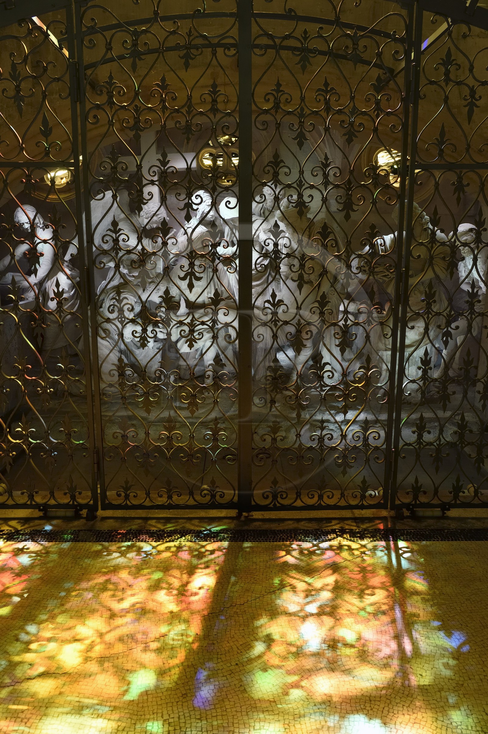 France, Meuse (55), Saint-Mihiel, église Saint-Etienne, le Sépulcre ou mise au tombeau par le sculpteur Ligier Richier (XVIème siècle)