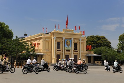 Vietnam, Haiphong, l'opéra