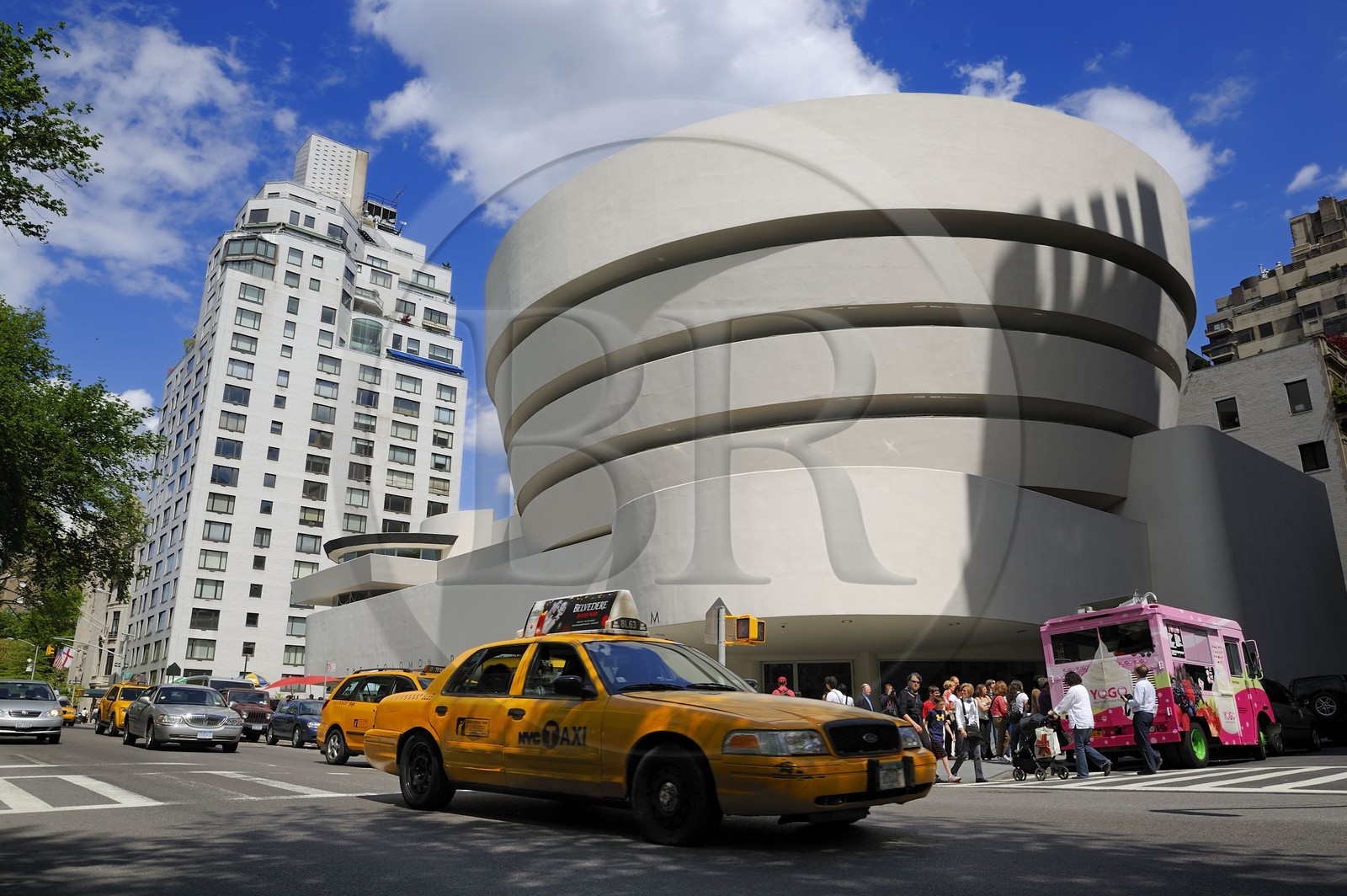 Etats-Unis, New York, Manhattan, musée Solomon R. Guggenheim de l'architecte Frank Lloyd Wright