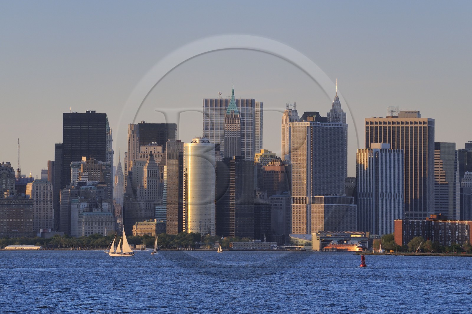 Etats-Unis, New York, pointe Sud de Manhattan, immeubles du Financial District
