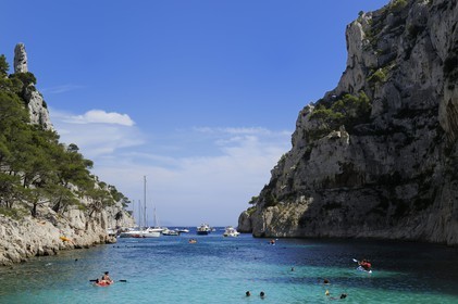 France, Bouches-du-Rhône (13), Cassis, la calanque d'en Vau