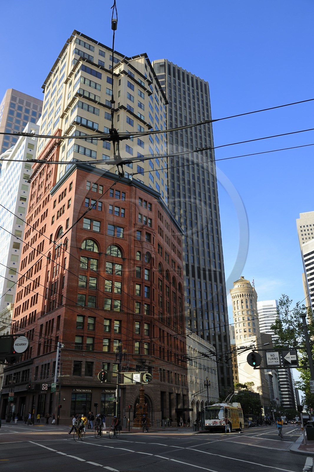 Etats-Unis, Californie, San Francisco, Market street dans le quartier du financial district