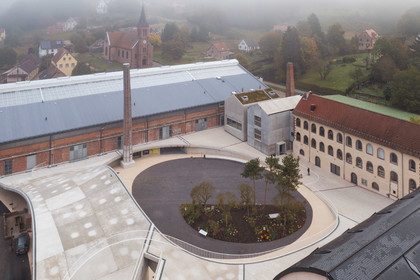 France, Moselle (57), Meisenthal, Centre international d’Art verrier (CIAV) (vue aérienne)