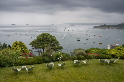 France, Finistère (29), Baie de Morlaix, Carantec, restaurant Nicolas Carro étoilé Michelin à l’Hôtel de Carantec