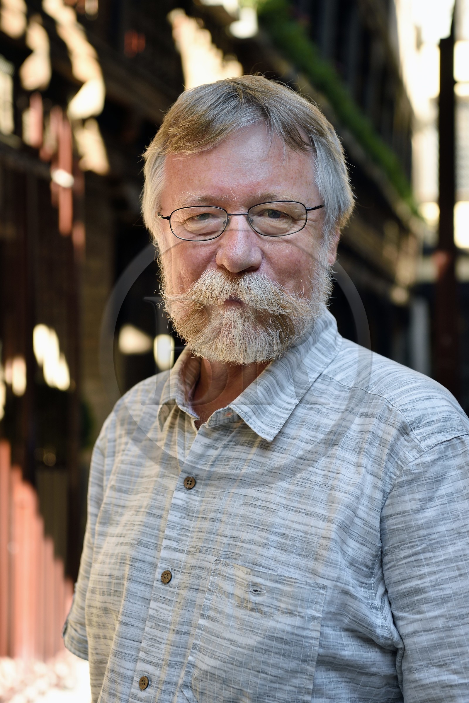 France, Bas Rhin, Strasbourg, the writer of historical and regional crime novels Jacques Fortier