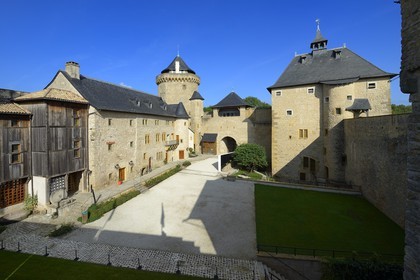 France, Moselle, Manderen, Malbrouck castle