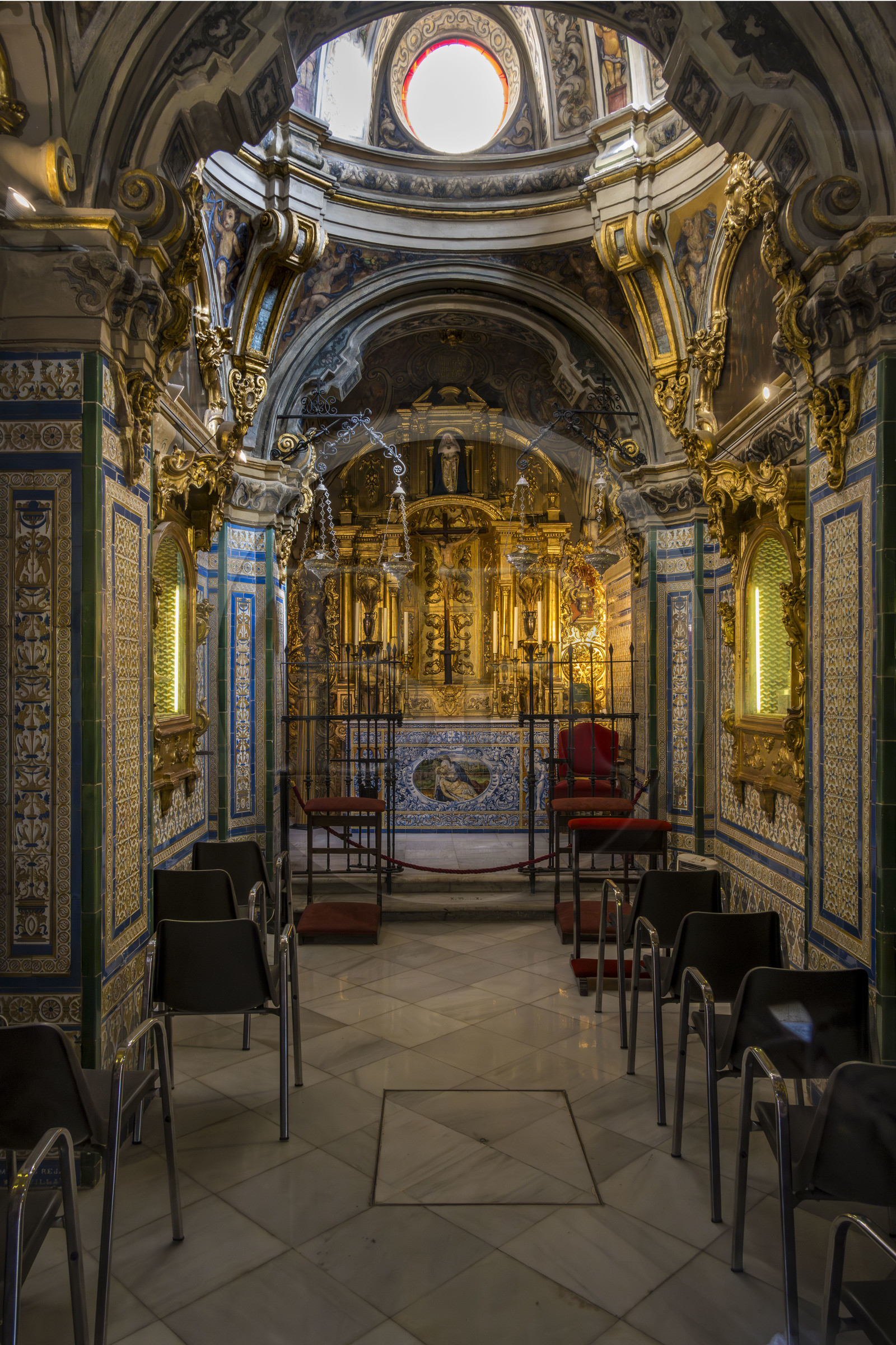Spain, Andalusia, Sevilla, Alfalfa district, Chapel of the Abandoned (Capilla de los Desamparados) on Calle Cordoba