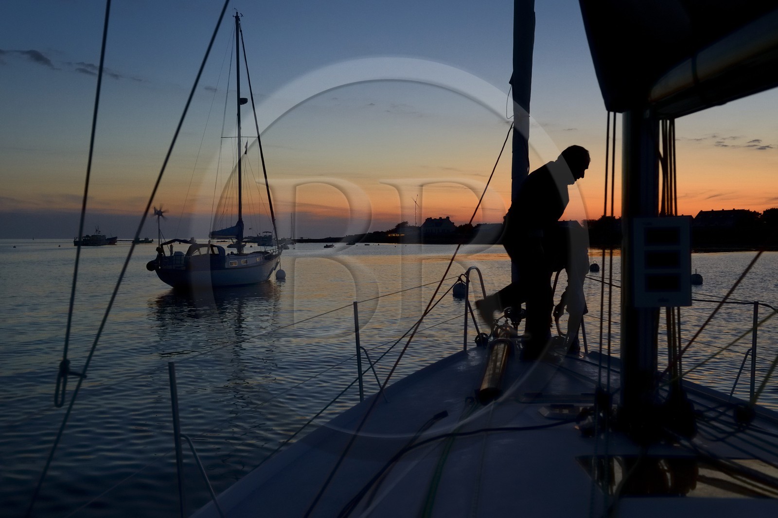 France, Finistere, La Foret Fouesnant, Glenan islands, St Nicolas Island,