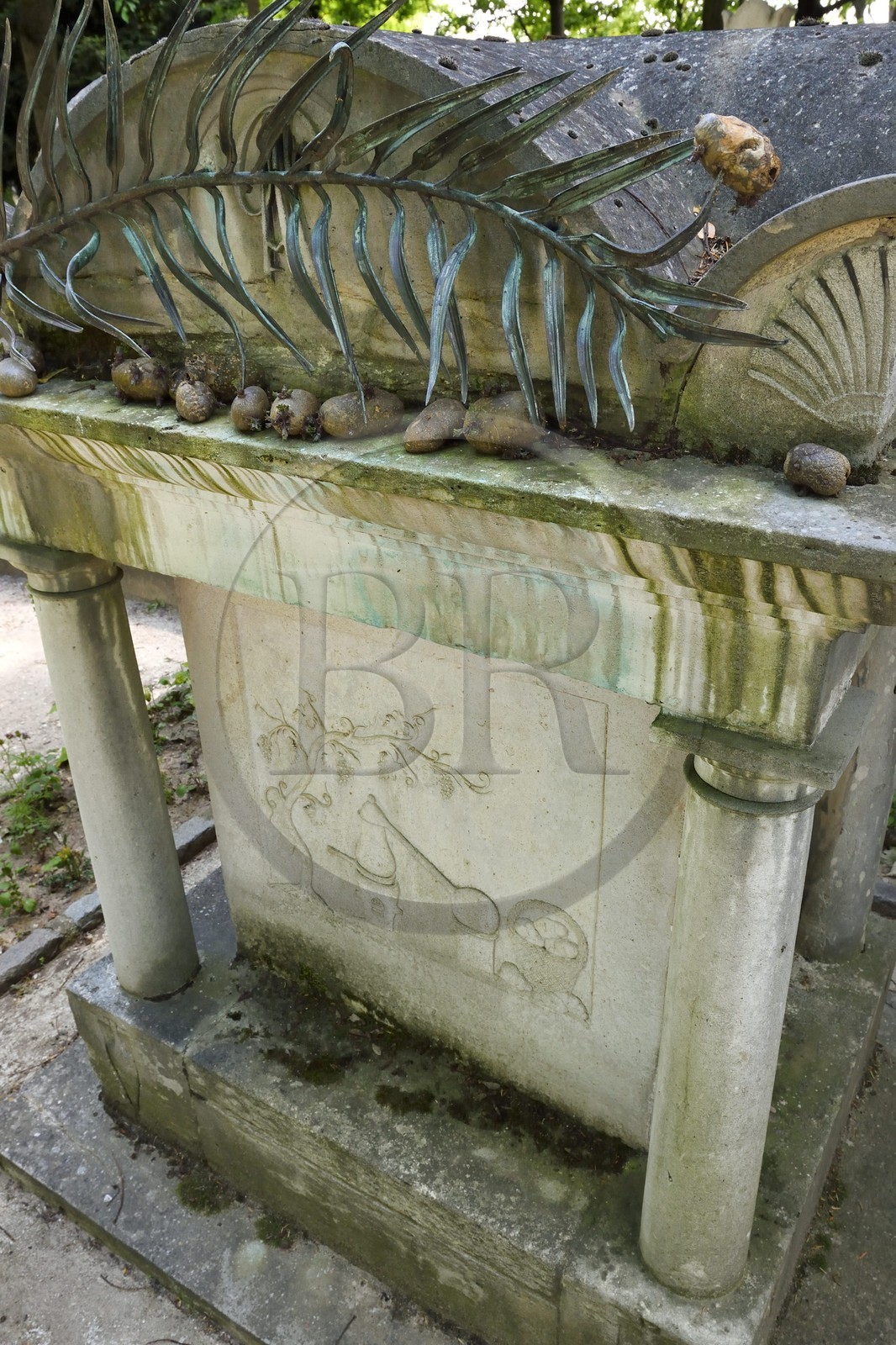 France, Paris (75), cimetière du Père-Lachaise, la tombe de Antoine Augustin Parmentier