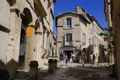 France, Gard (30), Uzès, rue de Port Royal