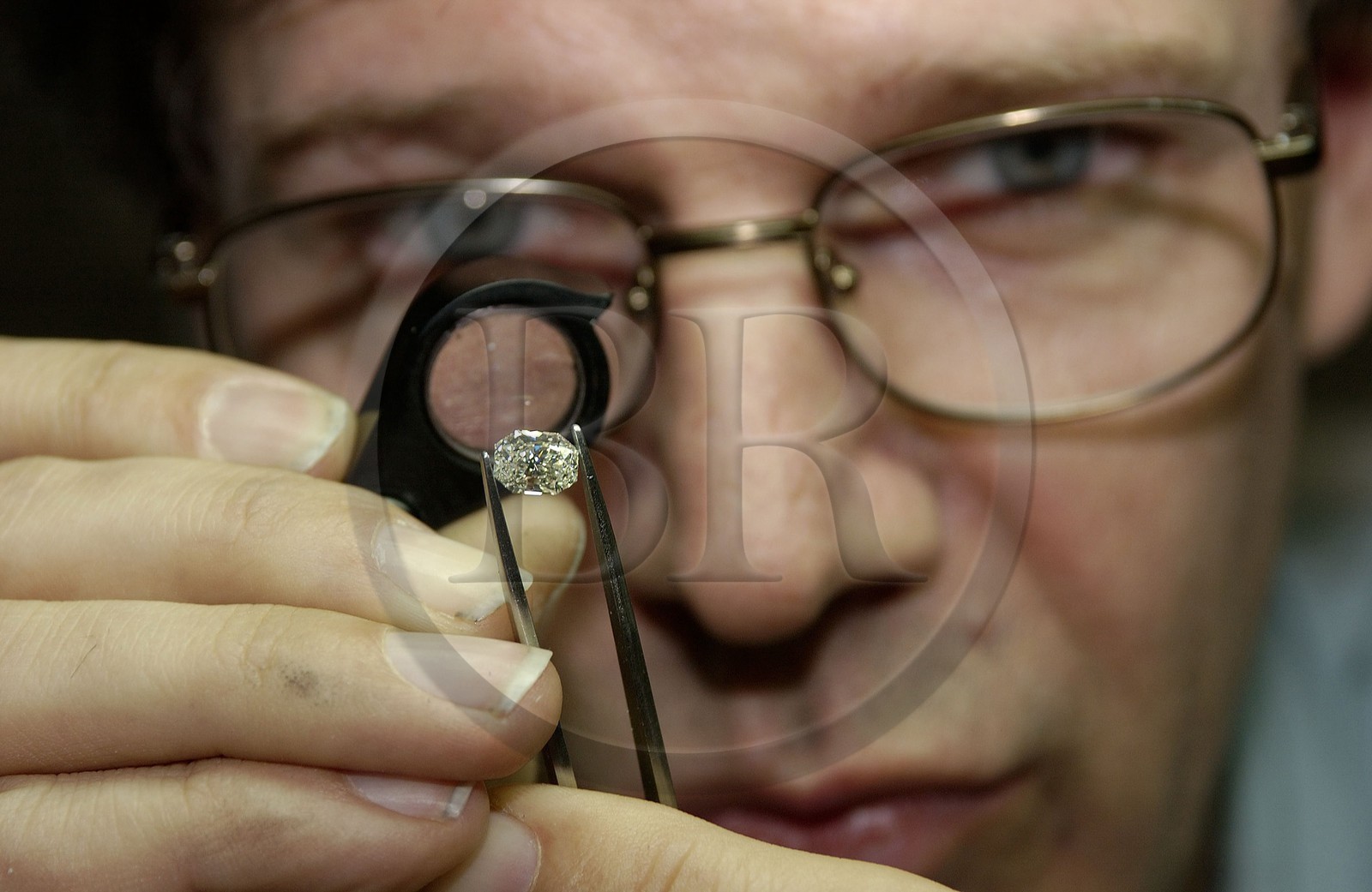 Belgium, Flanders, Antwerp (Antwerpen), diamond cutting