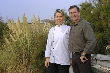 France, Charente-Maritime (17), Ile Madame, la ferme-auberge aquacole de Elisabeth et Jean-Pierre Mineau
