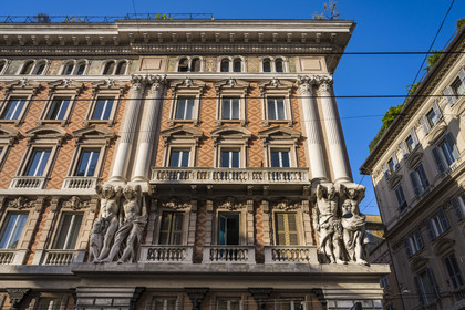 Italie, Ligurie, Gênes, le palazzo dei Giganti sur la Via XX Settembre