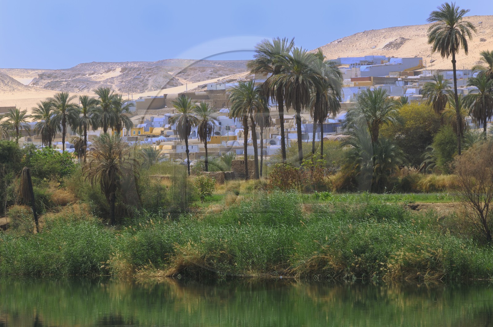 Egypte, Haute Egypte, vallée du Nil, le Nil entre Kom Ombo et Assouan