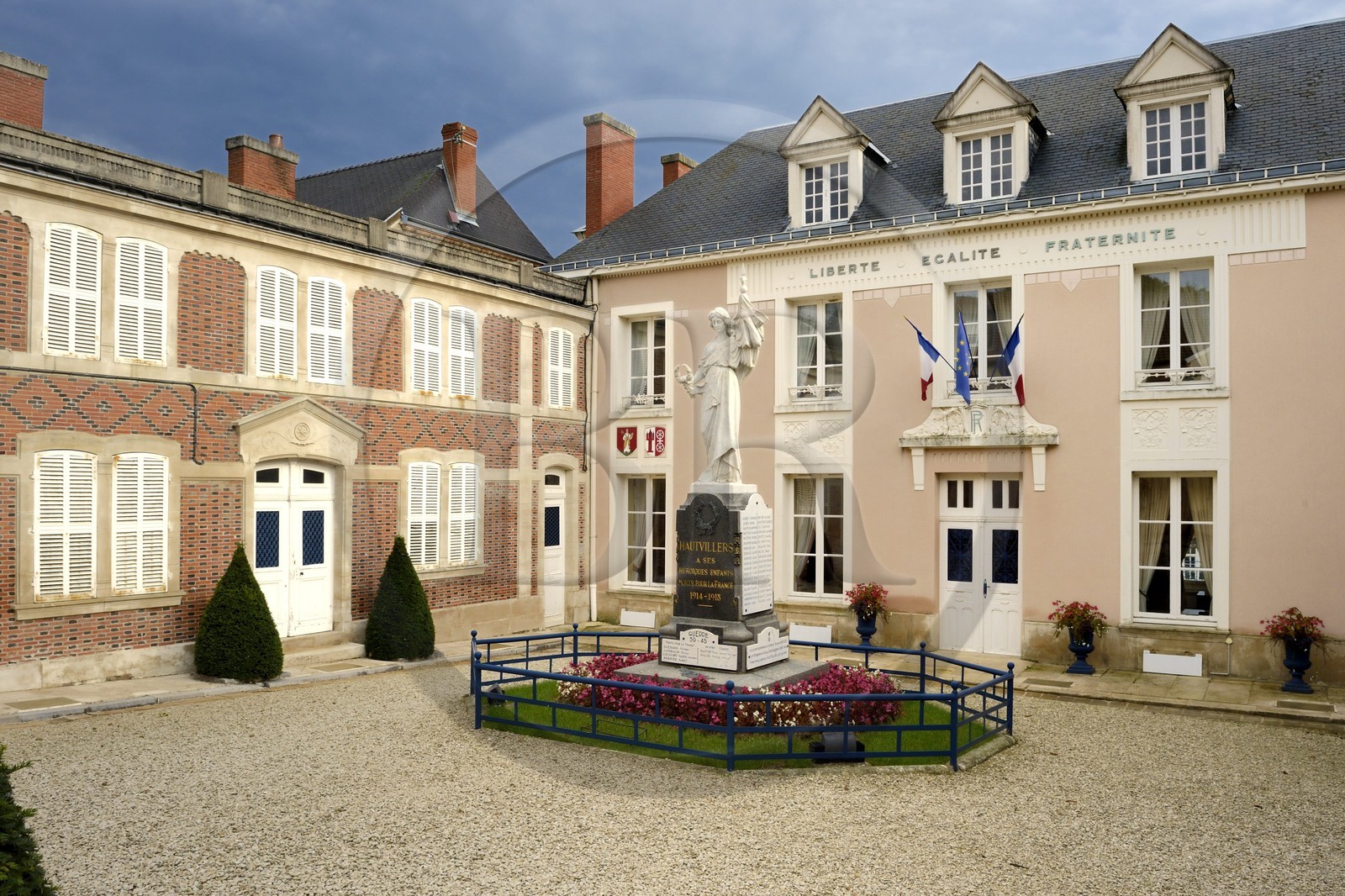 France, Marne, regional park of Montagne de Reims, Hautvillers, the town hall