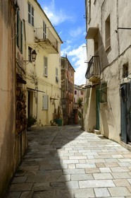 France, Haute-Corse (2B), Bastia, la Citadelle quartier de Terra-Nova, rue de la Chartreuse