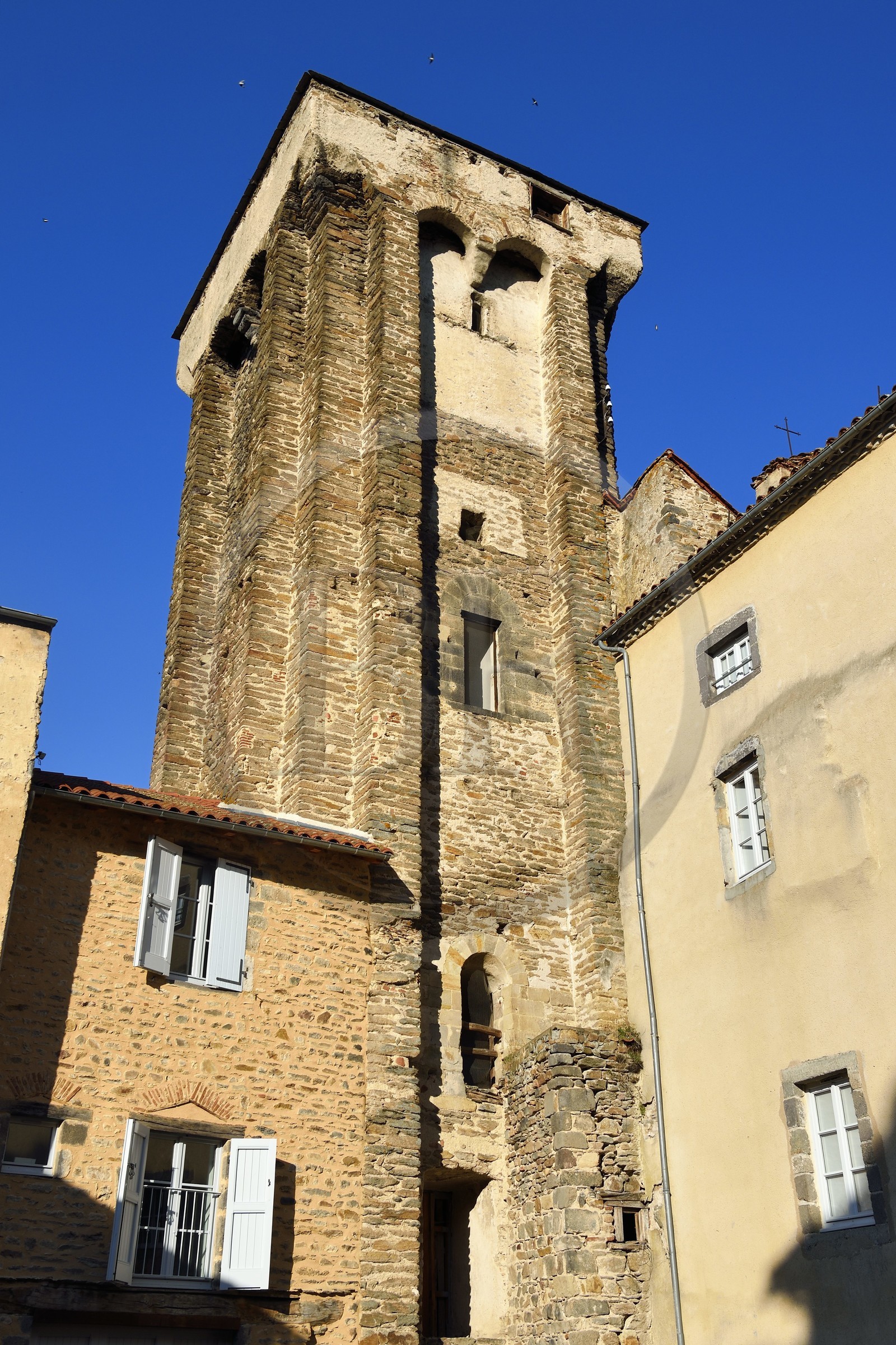 France, Haute-Loire (43), Blesle, labellisé Les Plus Beaux Villages de France, Donjon des barons de Mercœur