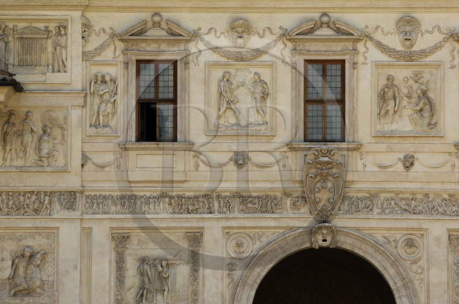 Italie, Latium, Rome, centre historique classé Patrimoine Mondial de l'UNESCO, la villa Médicis (villa Medici) est un palais situé sur le mont Pincio et héberge depuis 1803 l'Académie de France