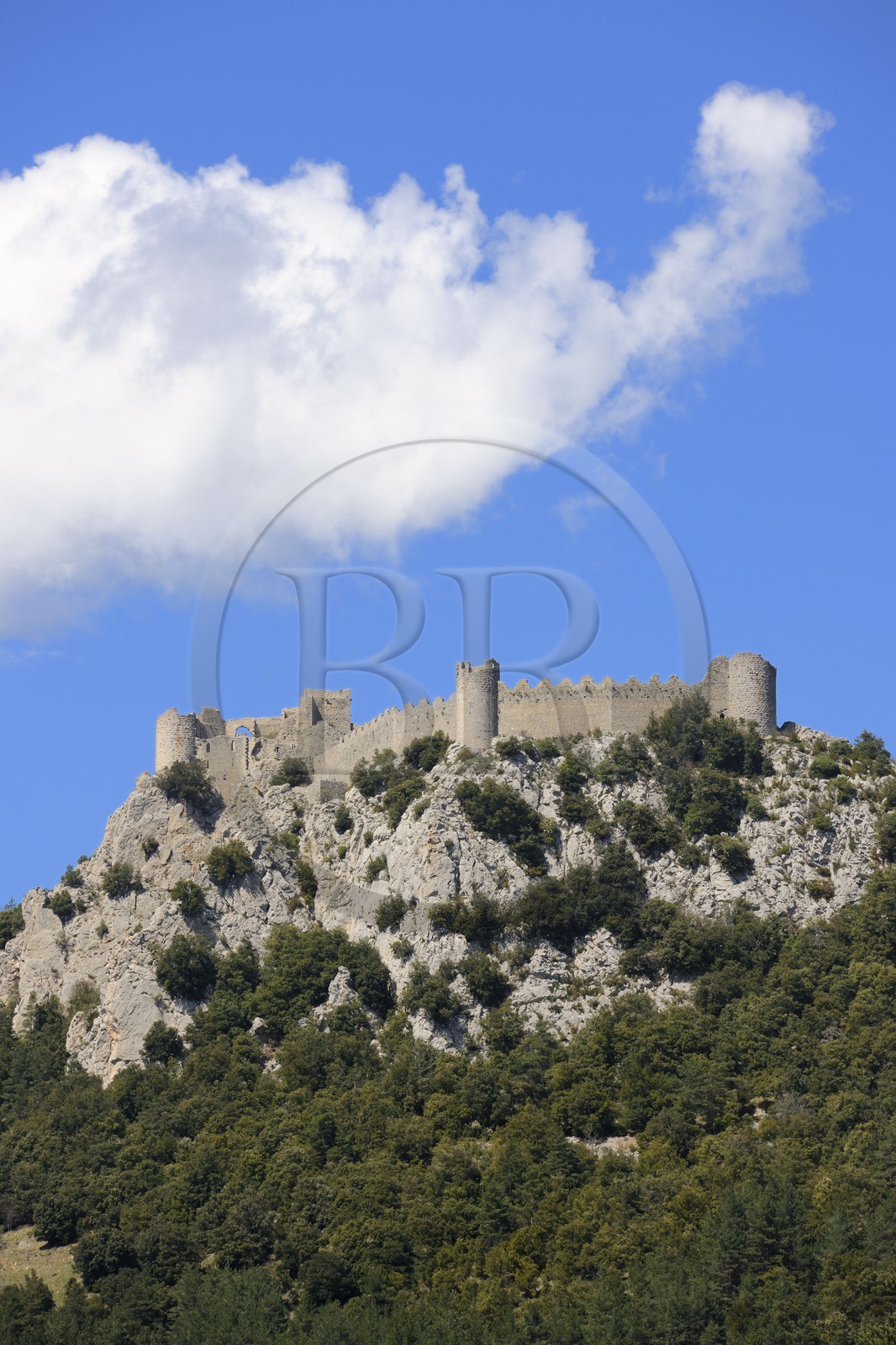 France, Aude, Cathar castle of Puilaurens