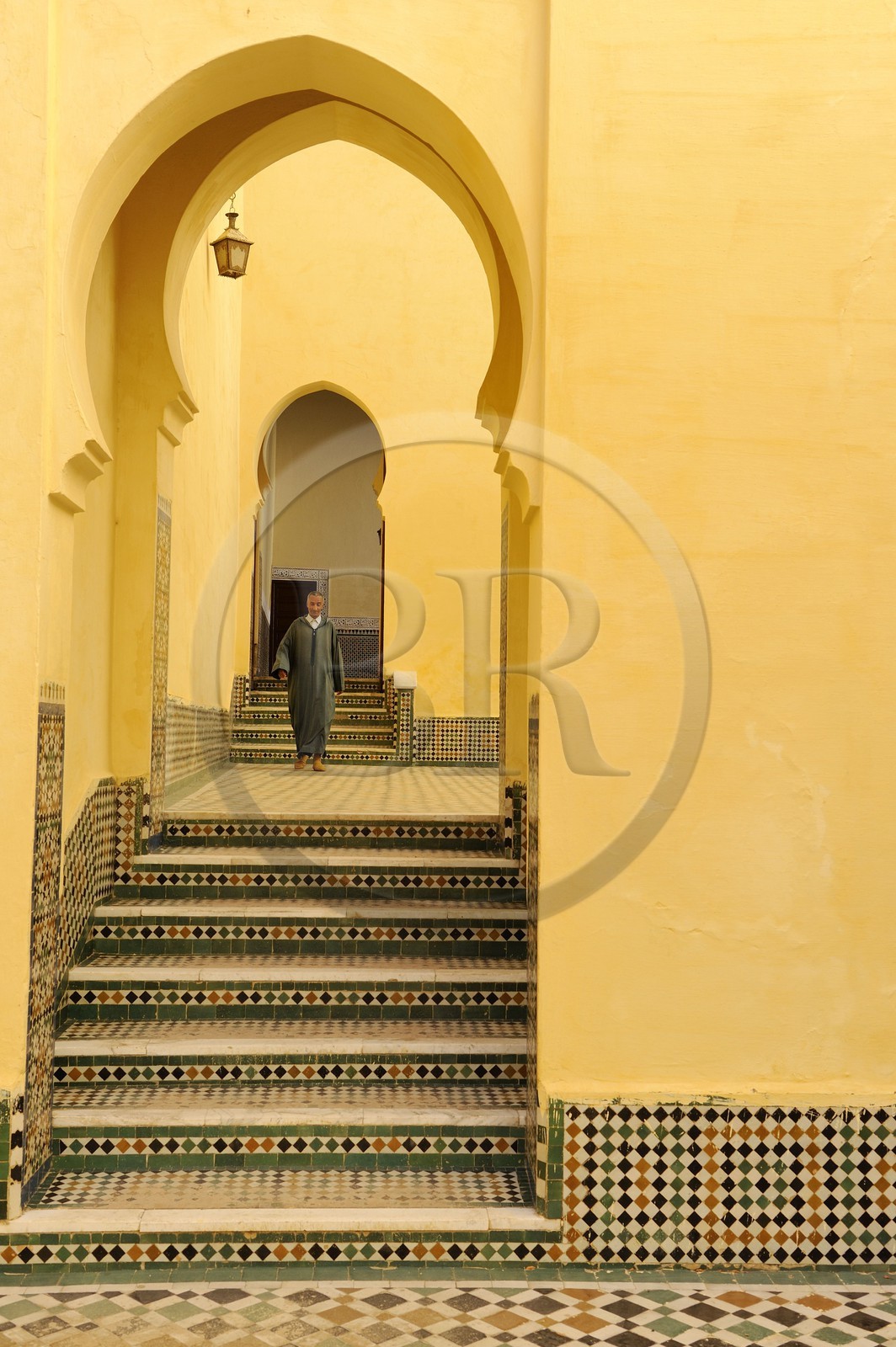 Morocco, Meknes Tafilalet Region, Meknes, Imperial City, Moulay Ismail Mausoleum