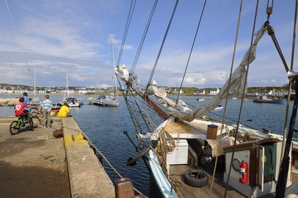 Royaume-Uni, Ecosse, Hébrides intérieures, Ile de Islay, port de Port Ellen