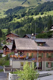 Suisse, Canton de Vaud, Ormont-Dessus, Les Diablerets, la gendarmerie
