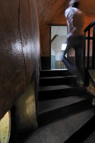 France, Val-d'Oise (95), parc naturel régional du Vexin français, Auvers-sur-Oise, auberge Ravoux, la chambre de Van Gogh sous les toits dans laquelle il est décédé