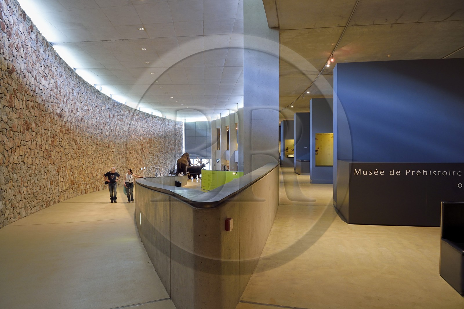 France, Alpes de Haute Provence, Parc Naturel Régional du Verdon, Quinson, Museum of the Gorges du Verdon Prehistory designed by architect Norman Foster