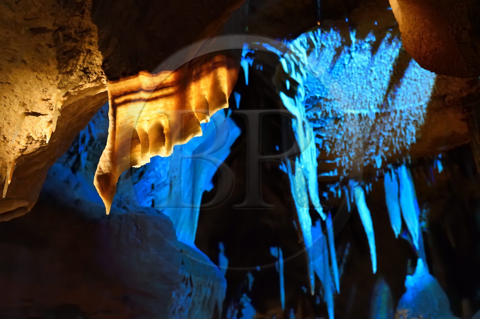 France, Dordogne (24), Périgord Noir, la grotte de Tourtoirac