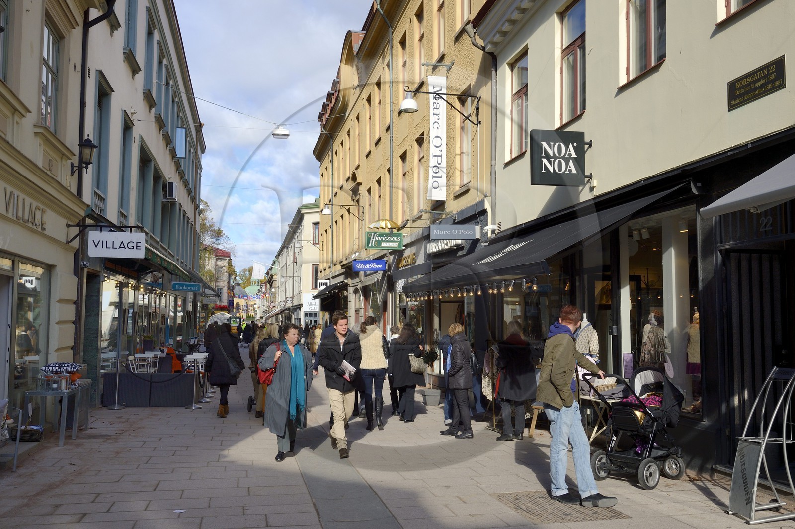 Sweden, Västra Götaland, Göteborg (Gothenburg), the pedestrian and shopping street Korsgatan