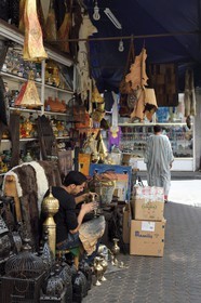 Morocco, Casablanca, Habous district built between 1917 and 1955 by architects Auguste Cadet and Edmond Brion