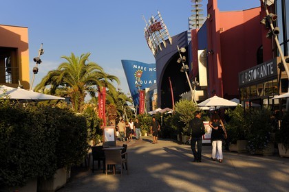 France, Hérault (34), Montpellier, Centre Commercial Odysseum, planetarium Galilée et aquarium Mare Nostrum