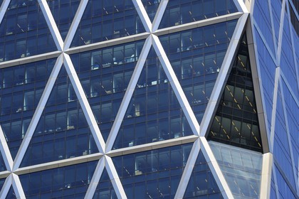 Etats-Unis, New York, Manhattan, Midtown, le Hearst Magazine building (2006) sur la 8th Avenue au 300 West 57th Street