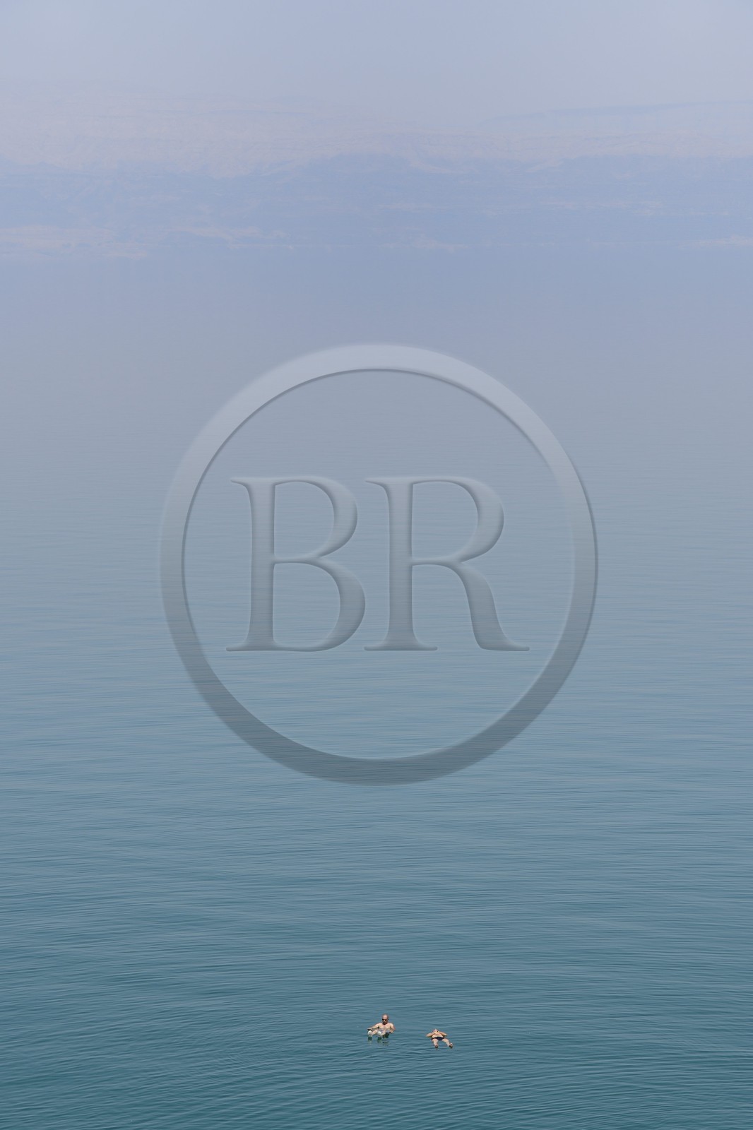 Israel, Southern District, Ein Gedi Beach on the Dead Sea