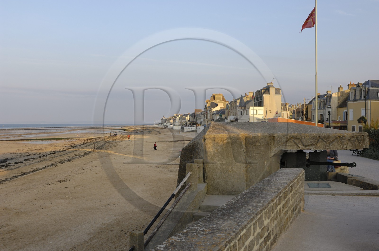 France, Calvados, Cote de Nacre, Saint Aubin sur Mer, the seaside