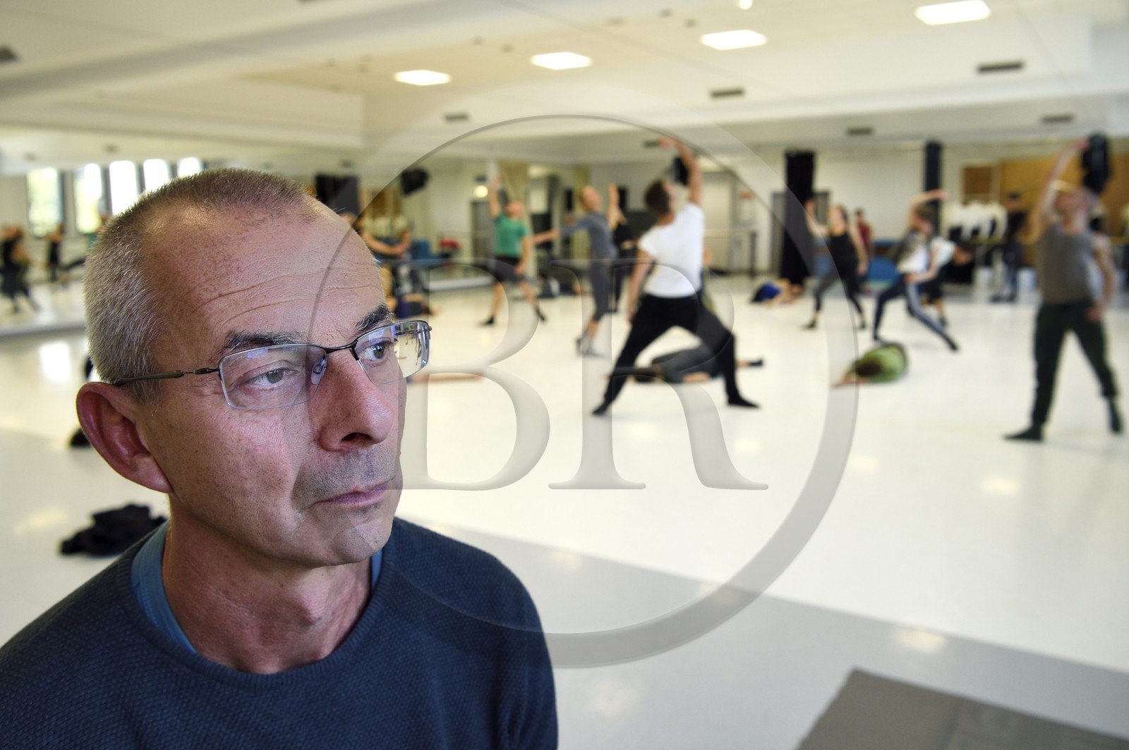France, Pyrénées-Atlantiques (64), Pays-Basque, Biarritz, Palais des festivals et des congrès La Gare du Midi, Thierry Malandain directeur-chorégraphe du Malandain Ballet Biarritz