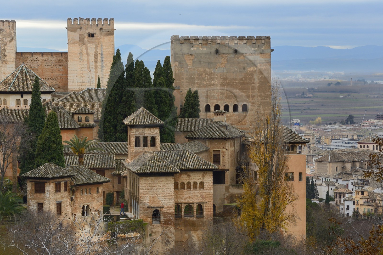 Espagne, Andalousie, Grenade, l'Alhambra, classé Patrimoine Mondial de l'UNESCO