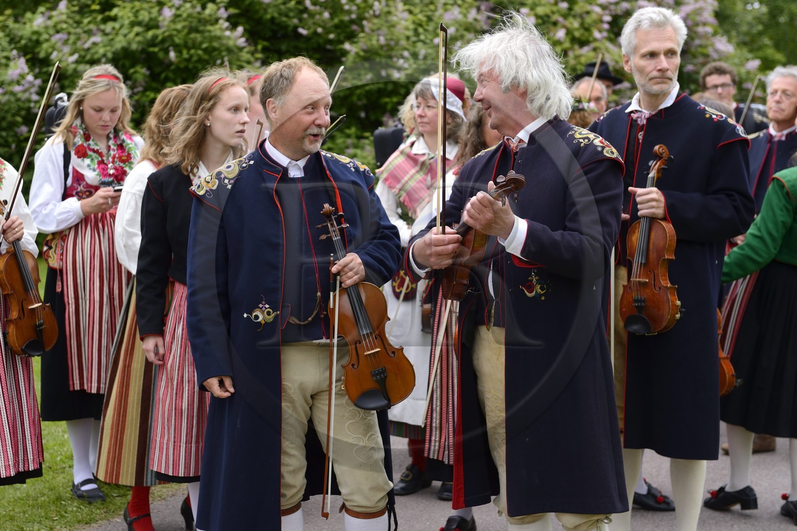 Sweden, Dalarna County, Leksand, the most popular in Sweden midsummer celebrations