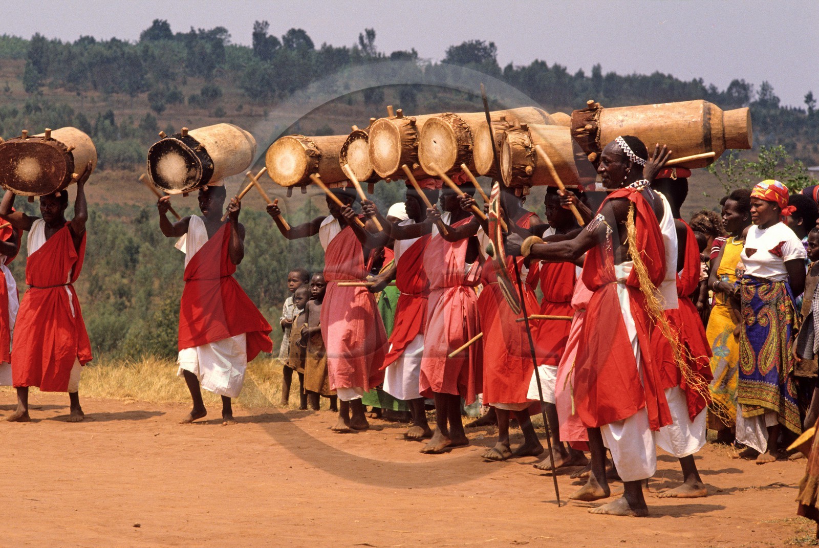 Burundi, les tambourinaires traditionnels de Gitega