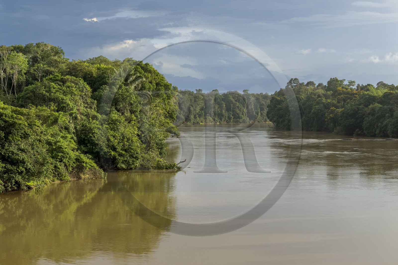 France, Guyane, Mana, le fleuve Mana