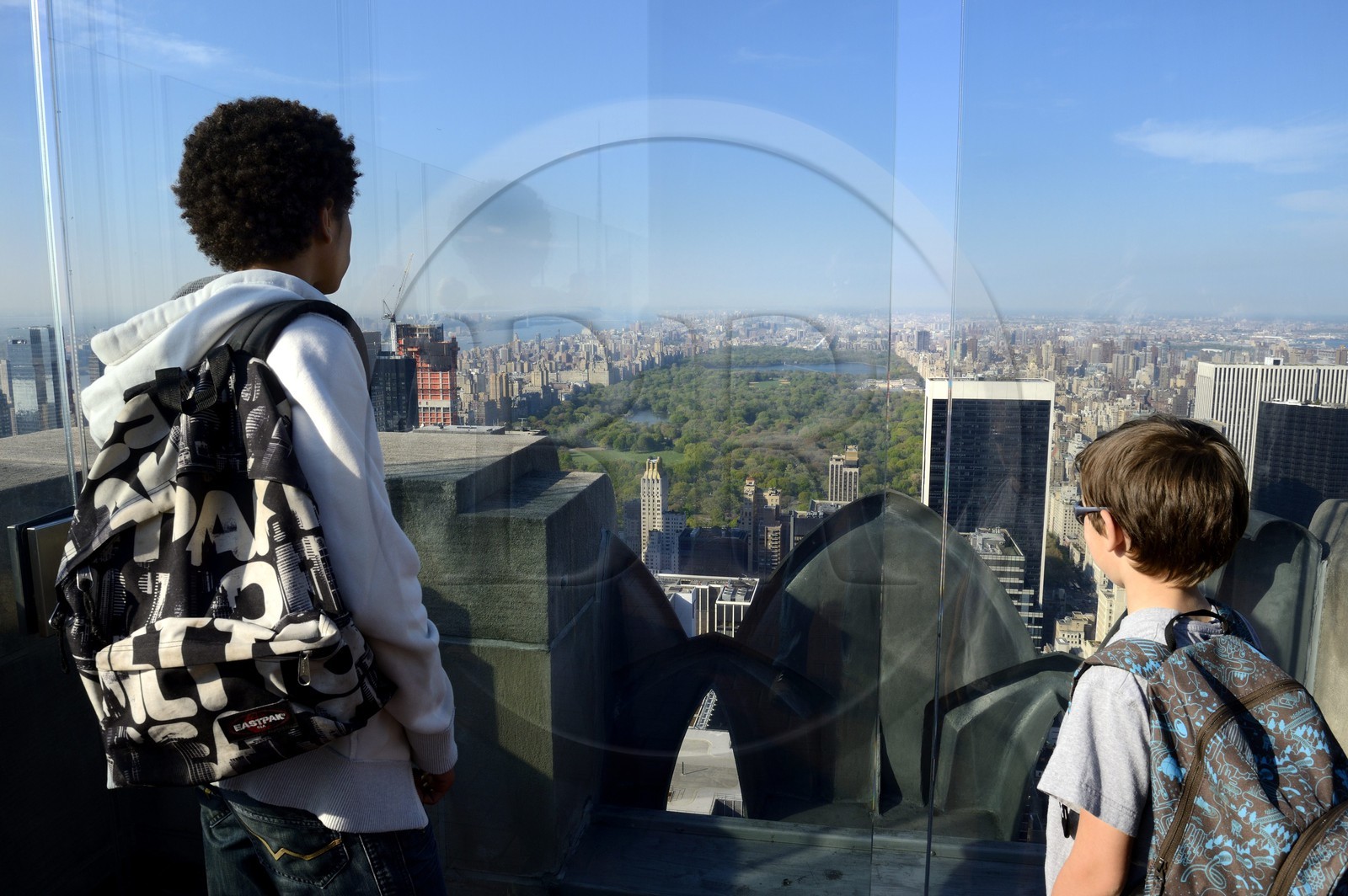 Etats-Unis, New York, Manhattan, Midtown, Rockefeller Center, vue sur Central Park depuis le Top of the Rock